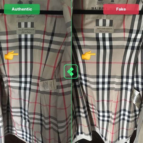 burberry print jacket fake|genuine burberry coat logo.